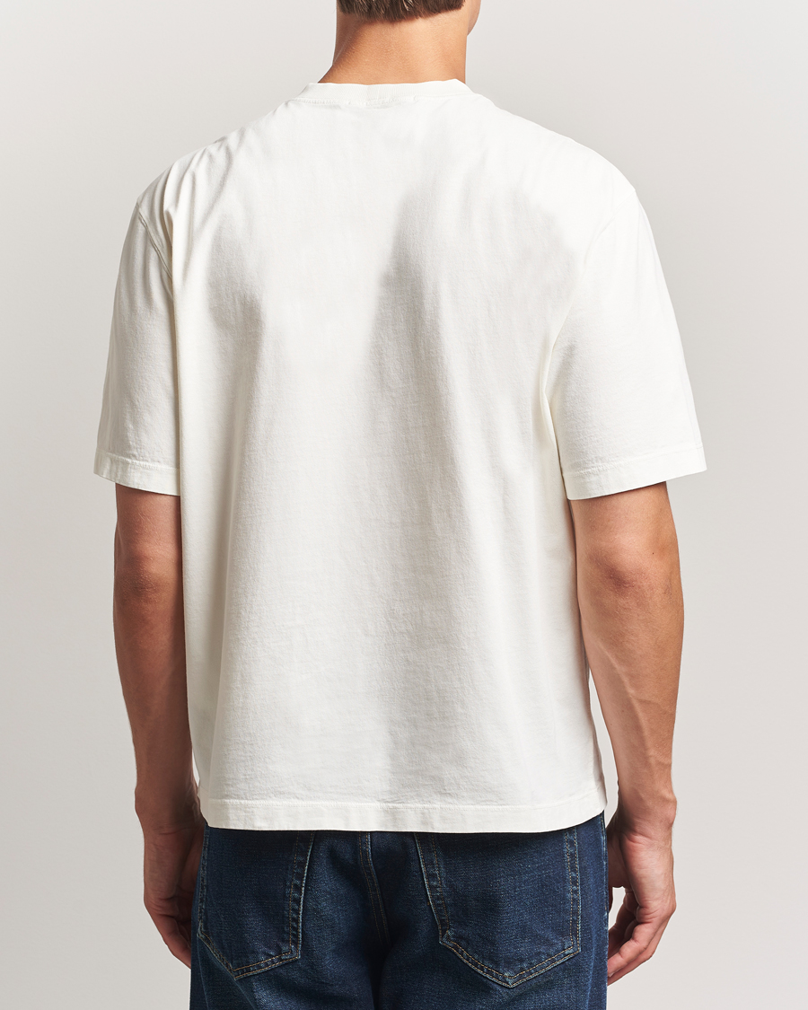 Stone Island Combed Organic Cotton T-Shirt Ivory