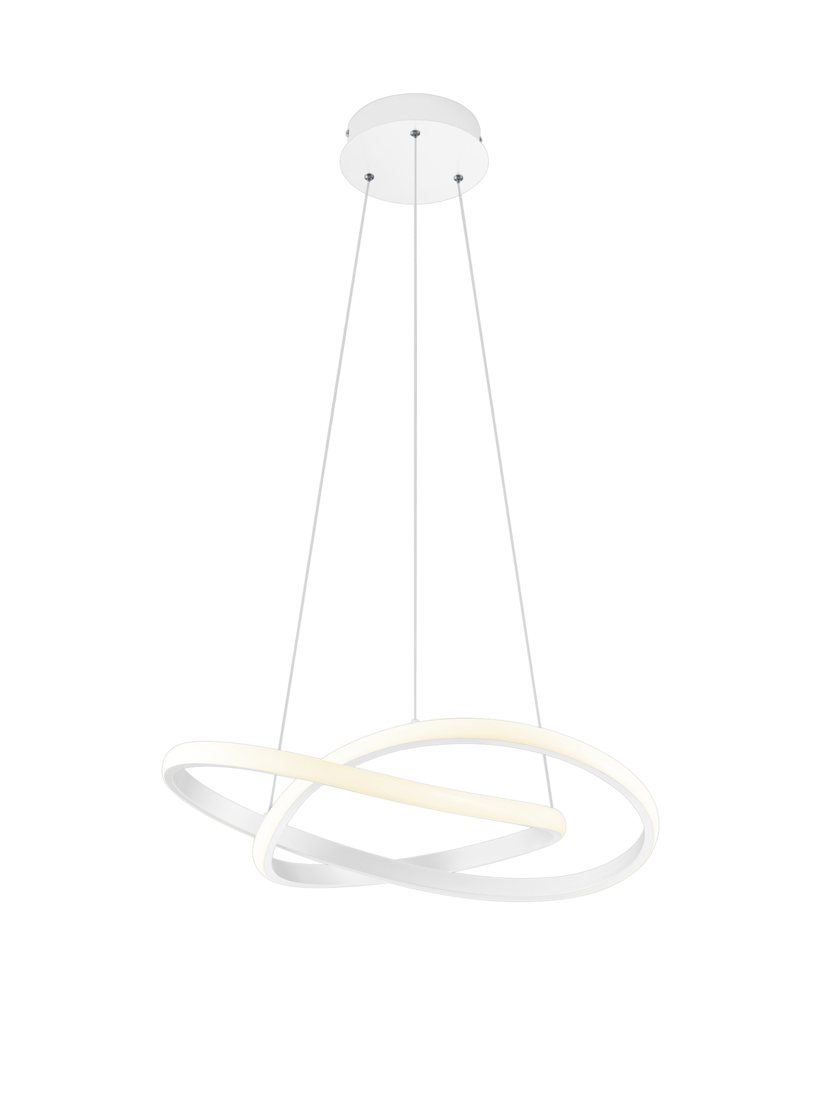 LED-Pendelleuchte - weiß matt - dimmbar