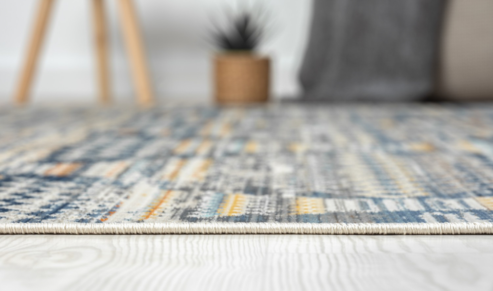 Teppich AURORA 1 - anthrazit-orange-creme - 170x240 cm