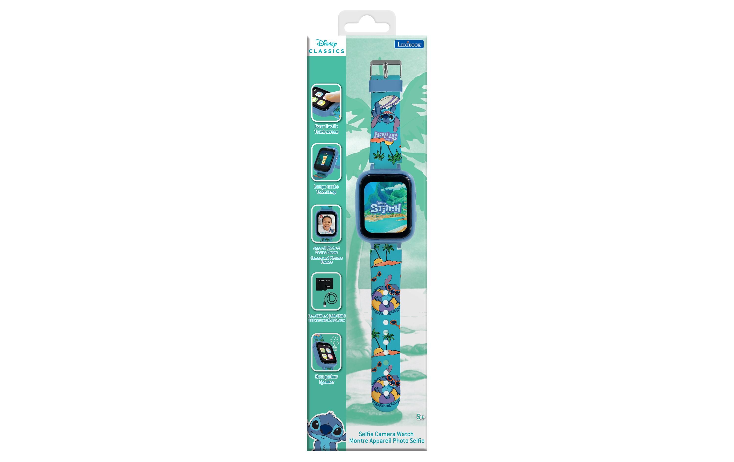 Stitch-Farbdisplay-Uhr mit KameraDigitaluhr mit 8-GB-Speicherkarte