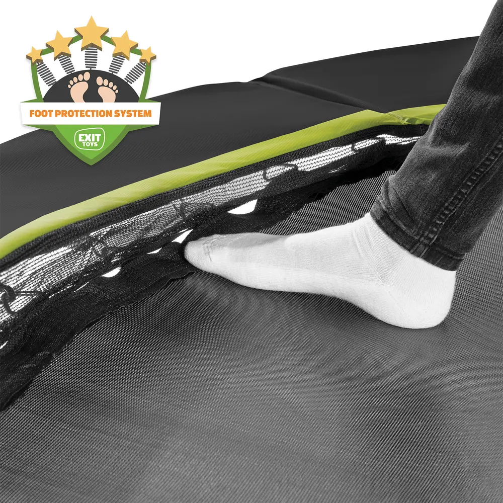 EXIT Silhouette Trampolin til nedgravning 153x214 CM