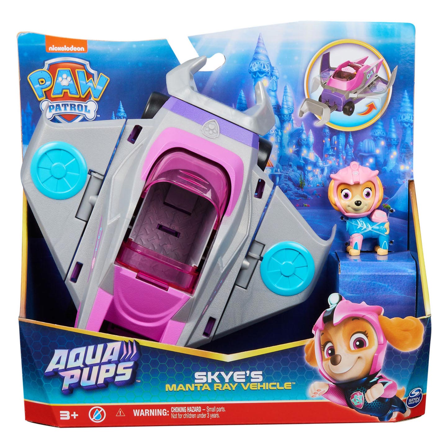 PAW Patro Aqua Pups Skye Deluxe Voertuig
