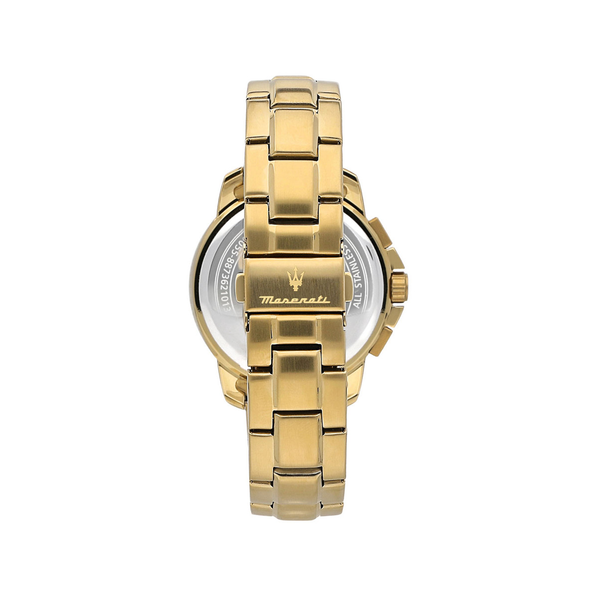 Montre MASERATI homme bracelet acier inoxydable doré jaune