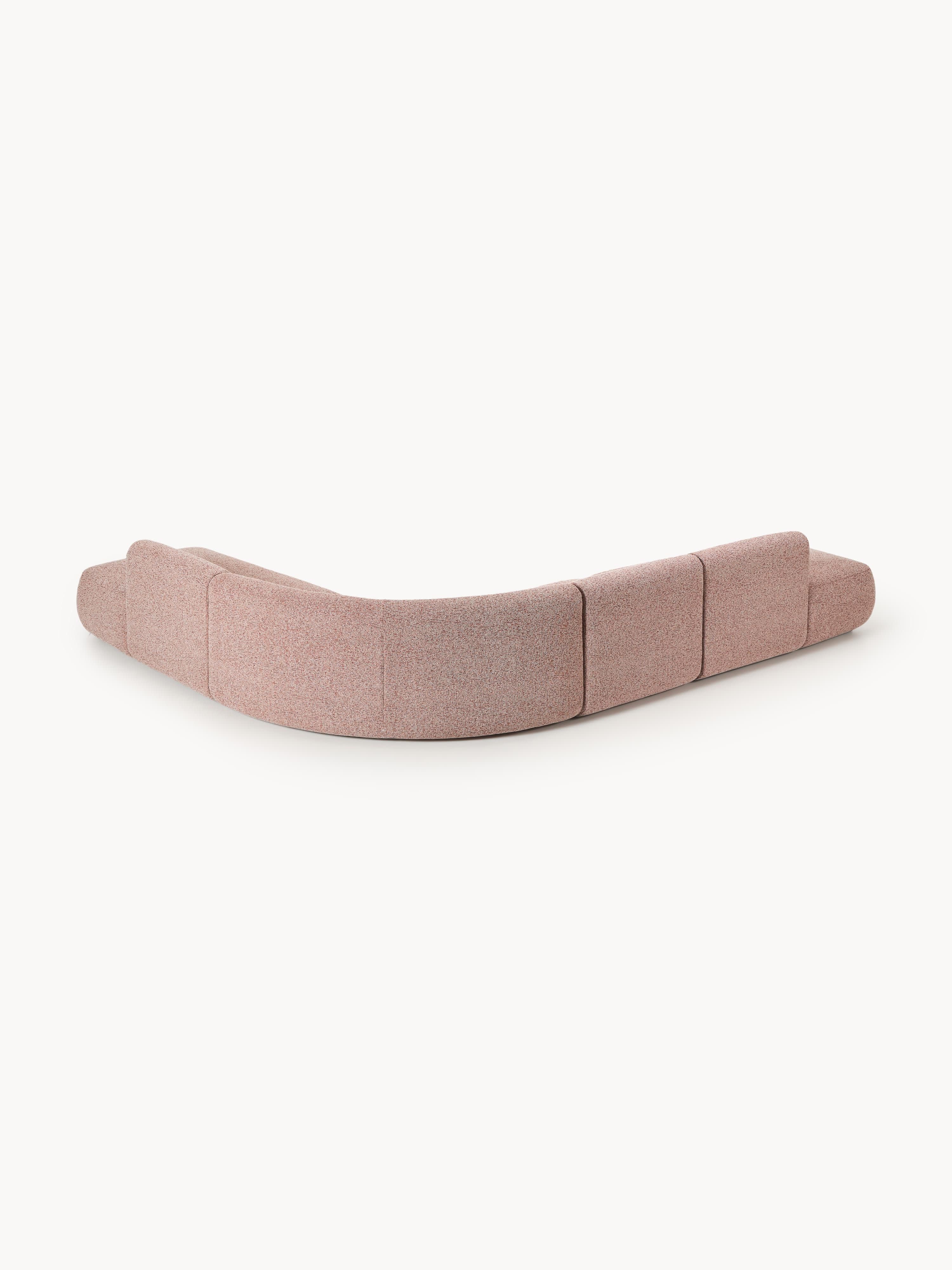 Modulaire bouclé hoekbank Sofia (4-zits)