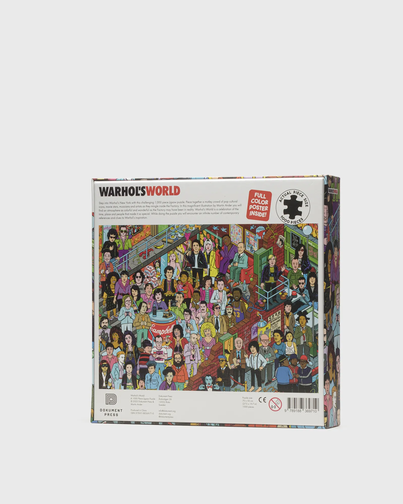 Books Warhol’s World: A 1000 Piece Jigsaw Puzzle