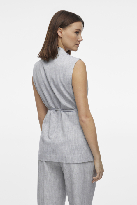 Vila grijze dames gilet