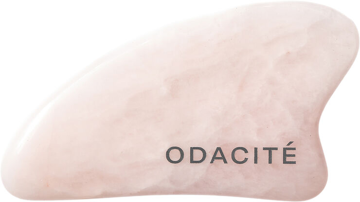 Odacité Crystal Contour Gua Sha Rose Quartz Beauty Tool