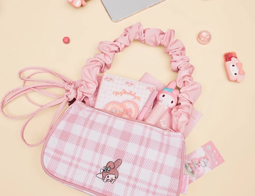 TIDECOLOR - Sanrio Kuromi geborduurde schoudertas