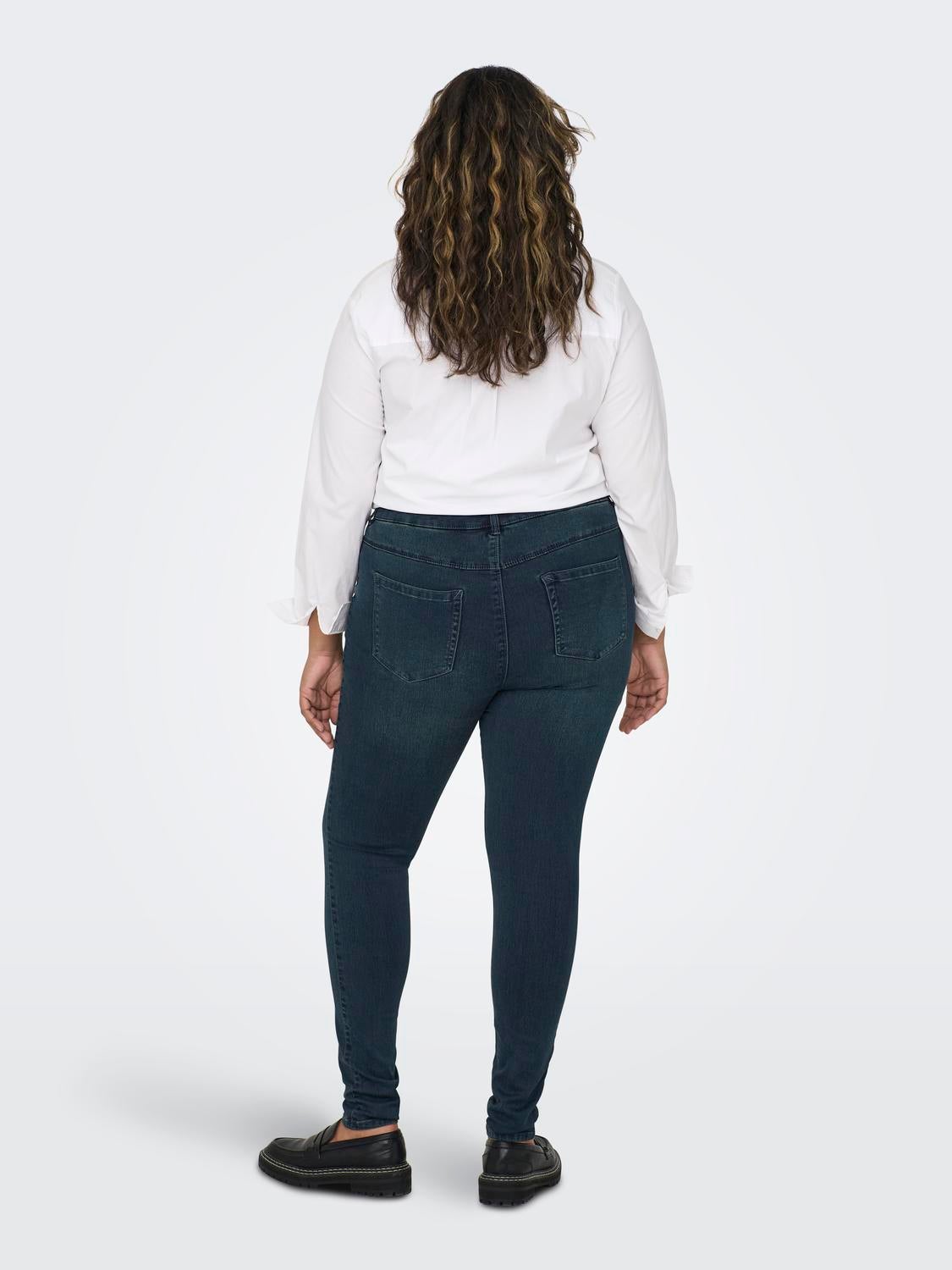 CARAUGUSTA Hohe Taille Skinny Fit Jeans Blue Black Denim