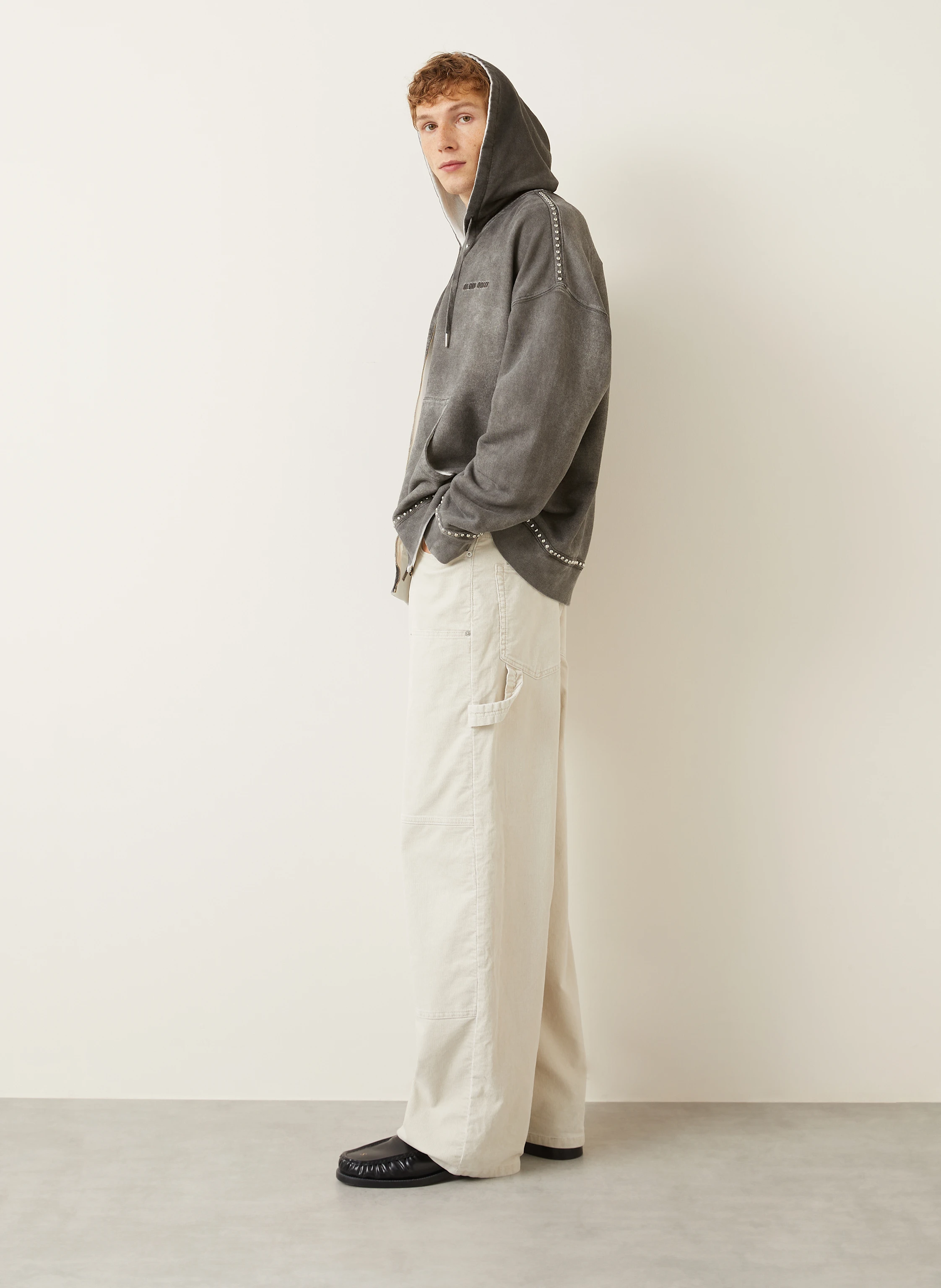GOLDEN GOOSE Sweatjacke mit Nieten