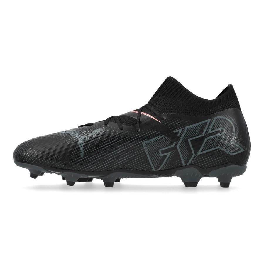 PUMA Future 7 Pro FG/AG Eclipse - Noir/Blanc Enfant
