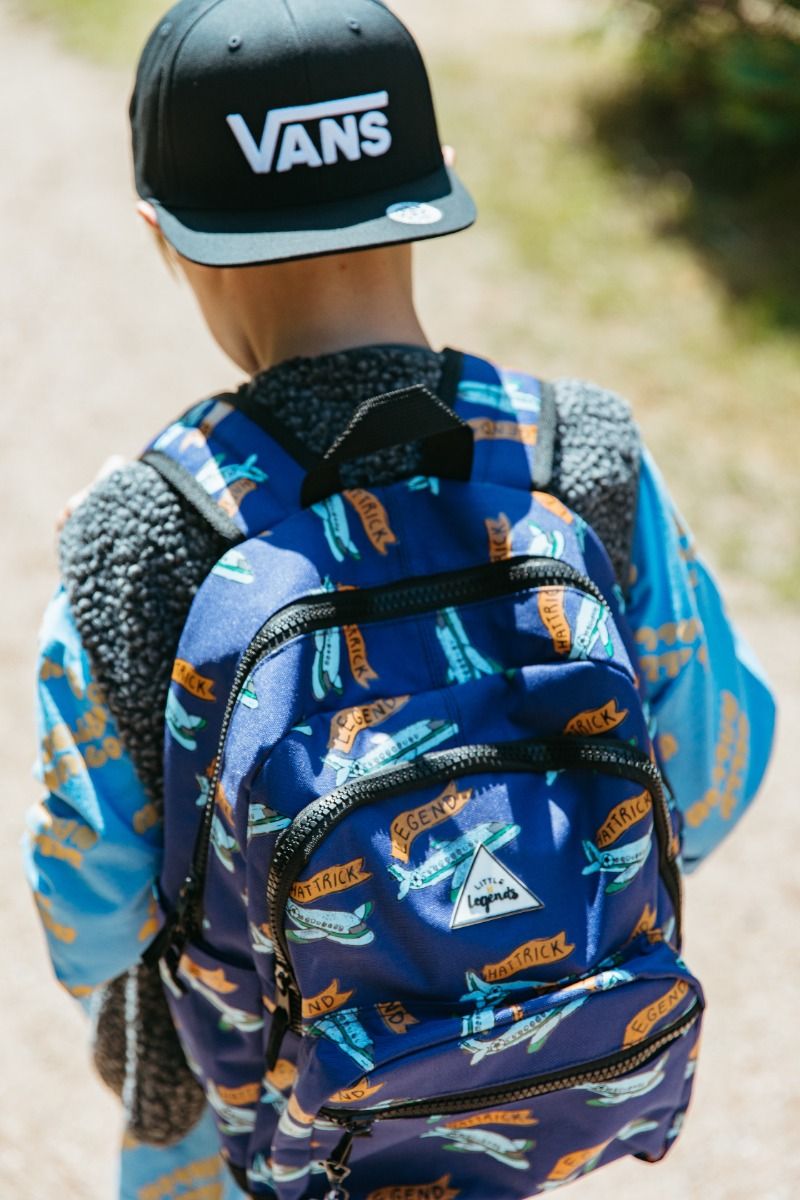 Little Legends Backpack L Football Plane