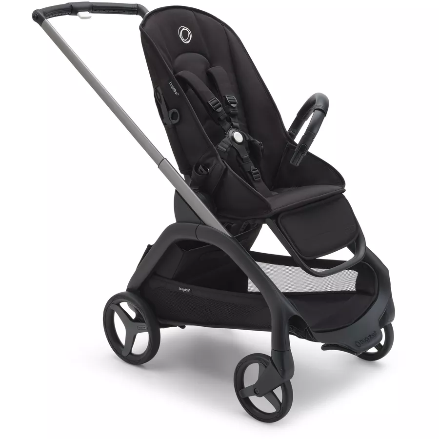 bugaboo Kinderwagen Dragonfly Base  Black Grey Melange