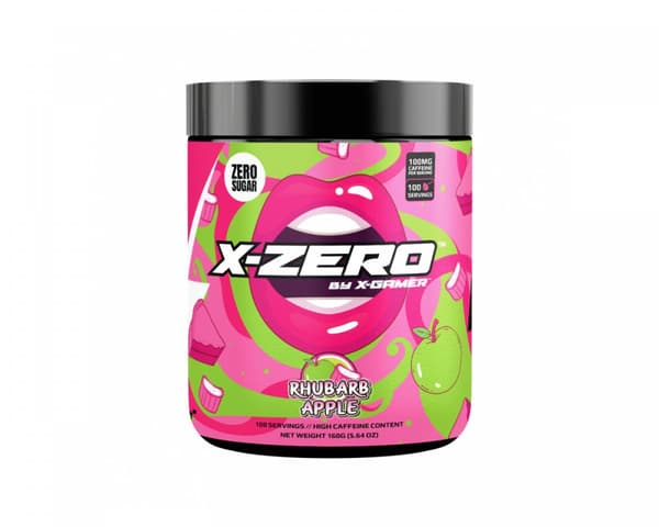X-Zero Rhubarb Apple - 100 Porsjoner