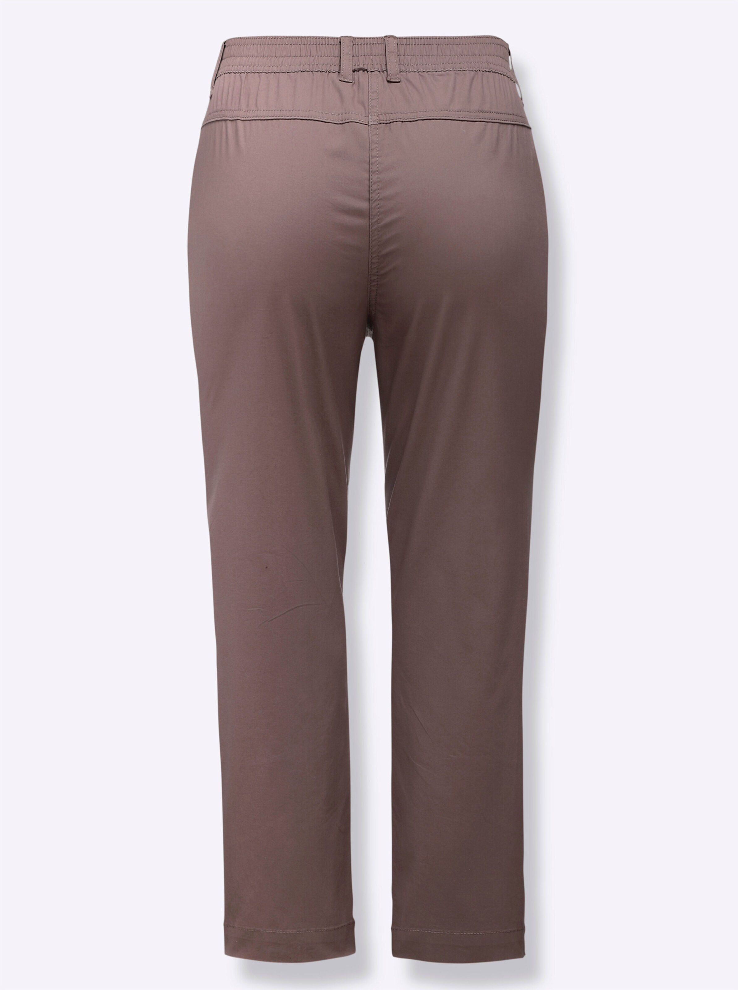 Capri-Hose in dunkeltaupe