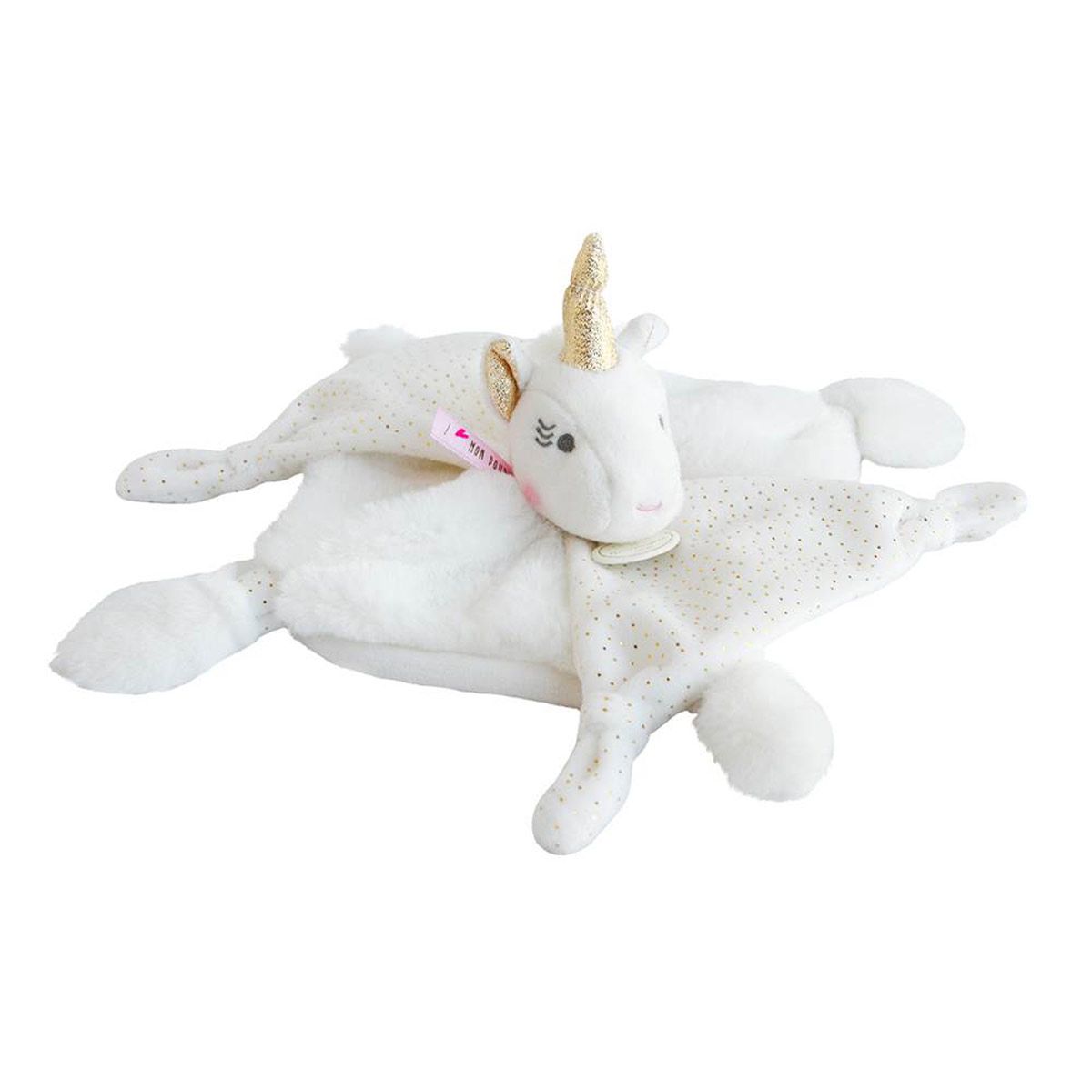 Doudou licorne or