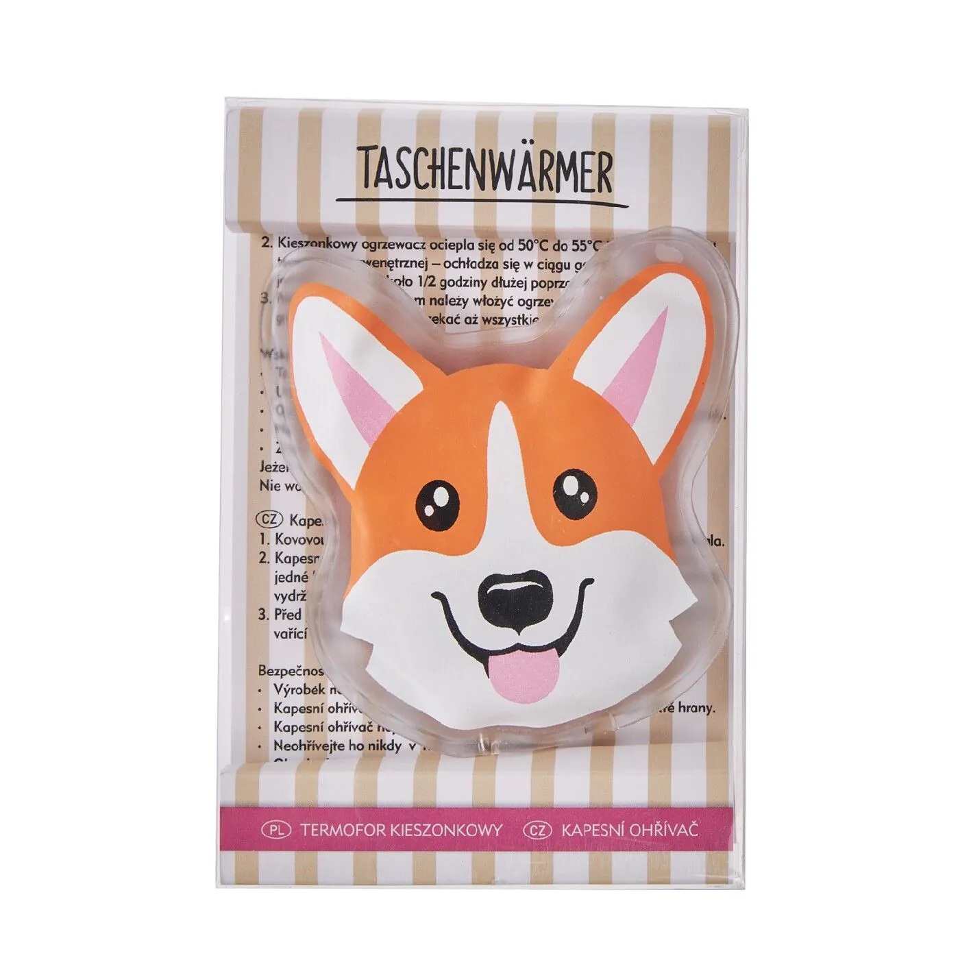 Taschenwärmer Hund, 12 cm