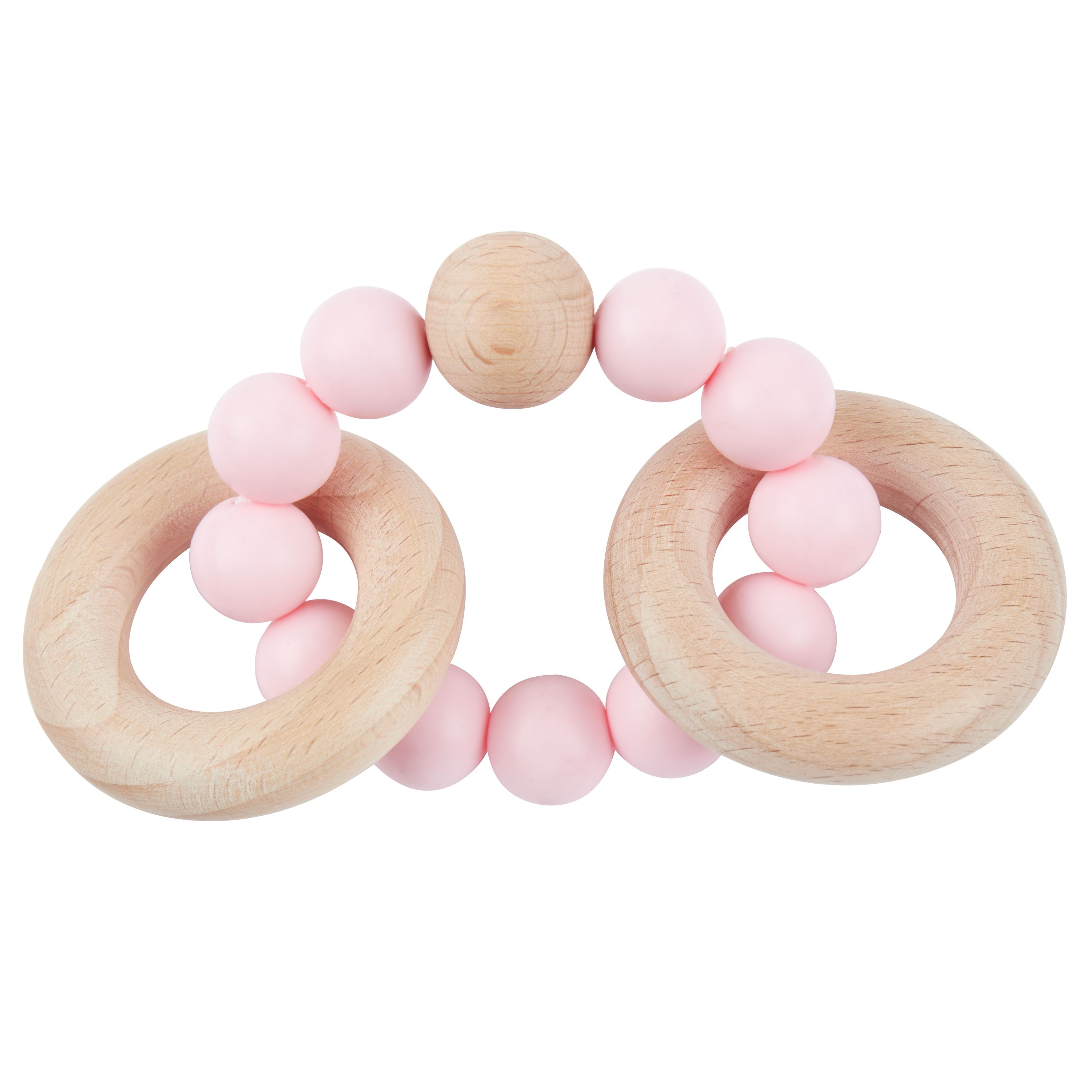 Beißring mit Silikonkette