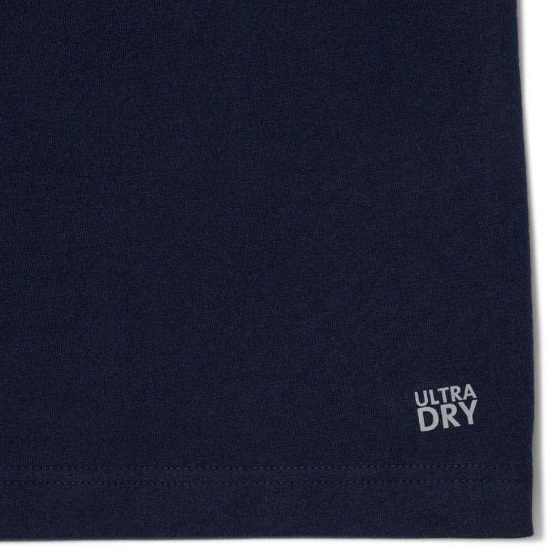 Tee-shirt tennis homme Lacoste Heritage Graphic marine et beige