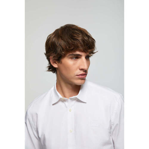Polo Club - BLOCK FRAME OXFORD SHIRT Blanco
