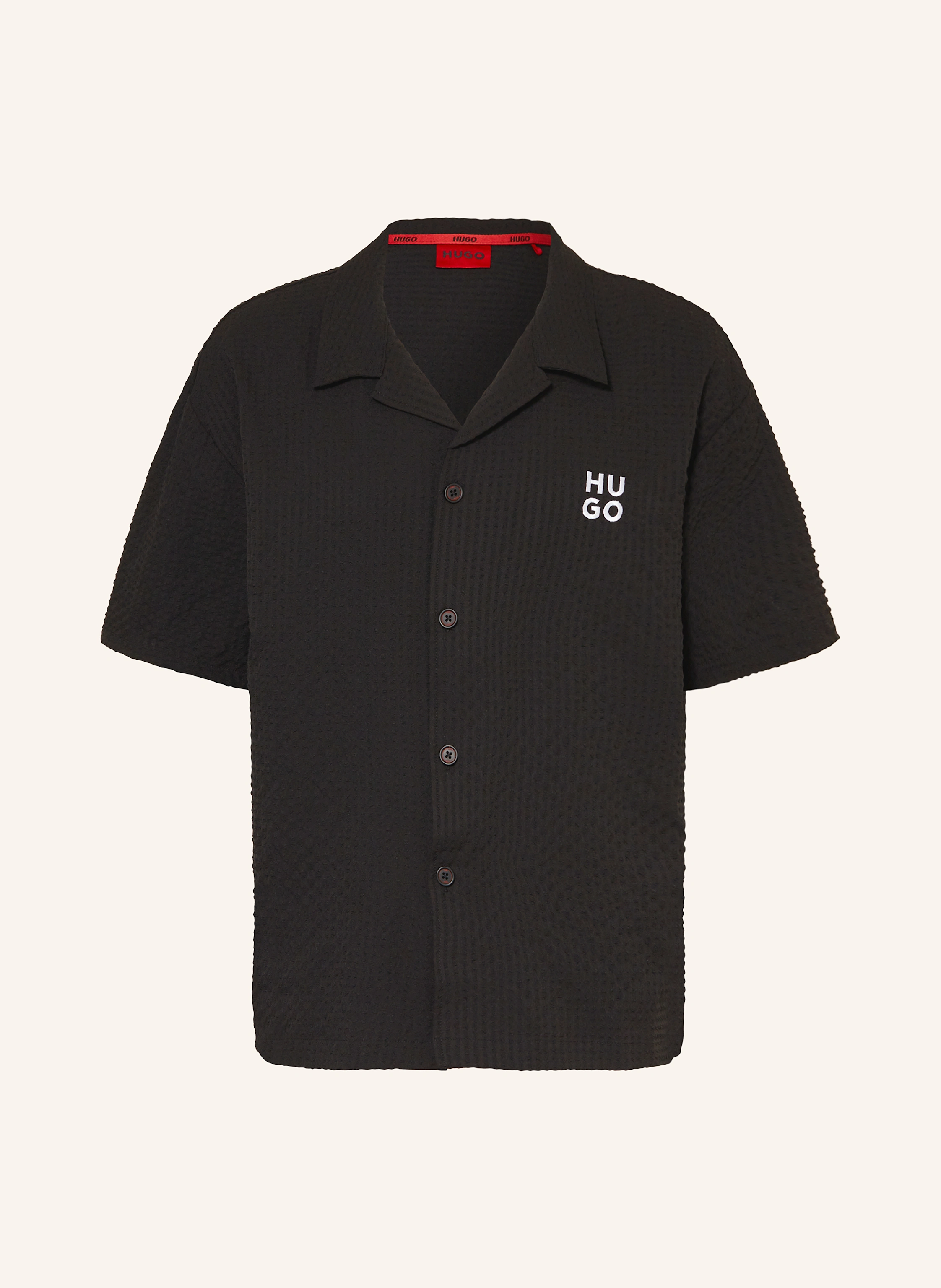 HUGO Resorthemd CHAFFLE Comfort Fit