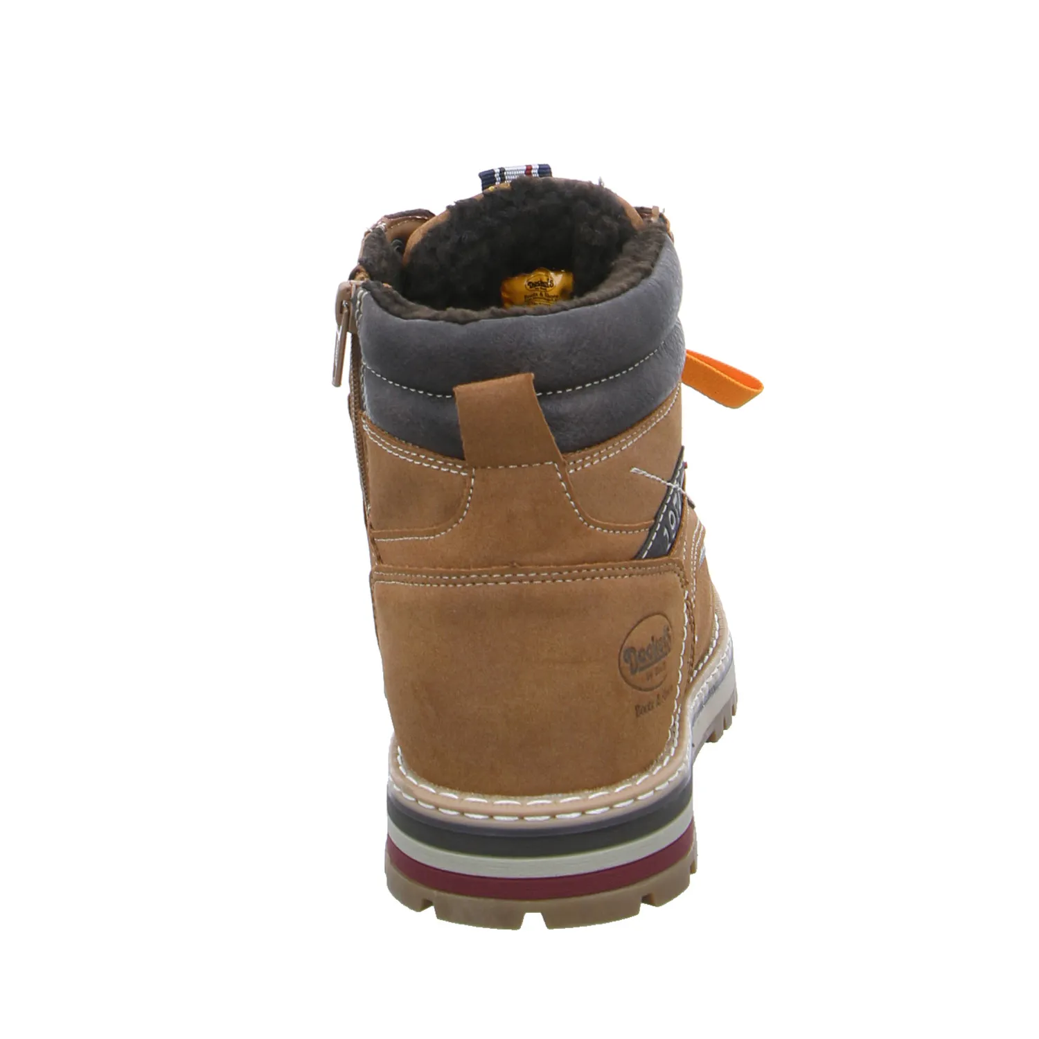DOCKERS Winter-Boots Cognac Lederimitat