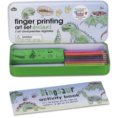 Dinosaur Finger Printing Set