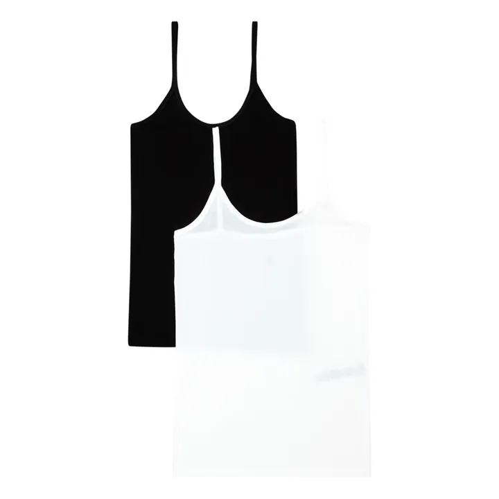 Petit Bateau Lot 2 Débardeurs - Collection Femme  | Blanc