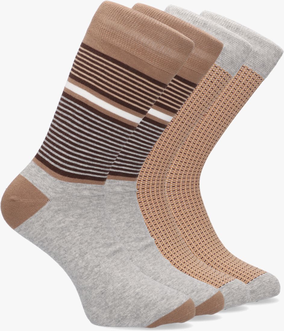 MARCMARCS grijze marcmarcs sokken dennis cotton 2 pack