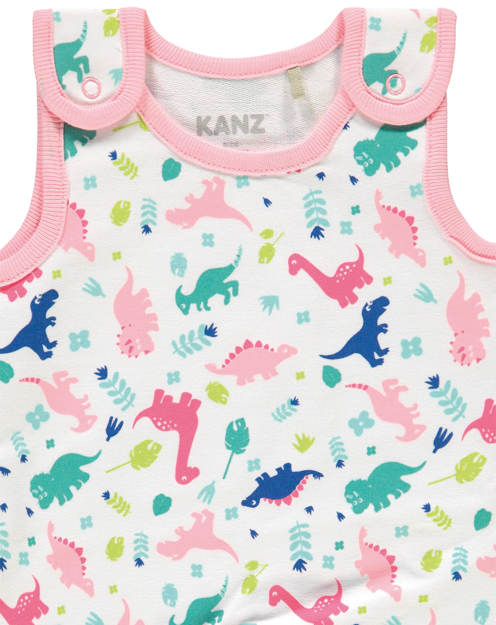 Strampler DINOS mit Langarmshirt in bright white