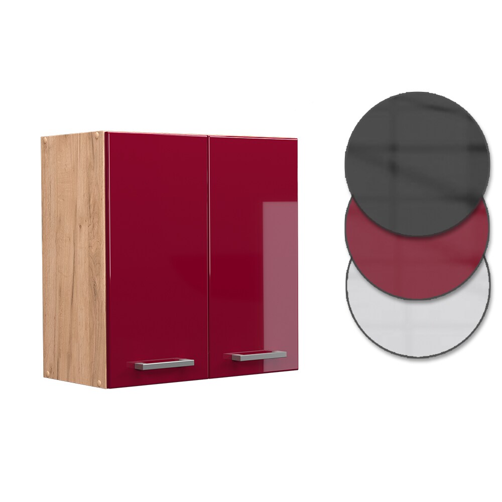 Vicco Hängeschrank Küchenschrank Küchenzeile R-Line 60 cm Goldkraft Bordeaux