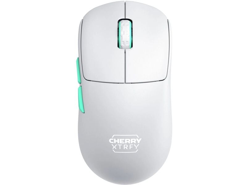 Cherry Gaming-Maus XTRFY M68 Weiss Ultraschnelle ergonomische Gaming-Maus
