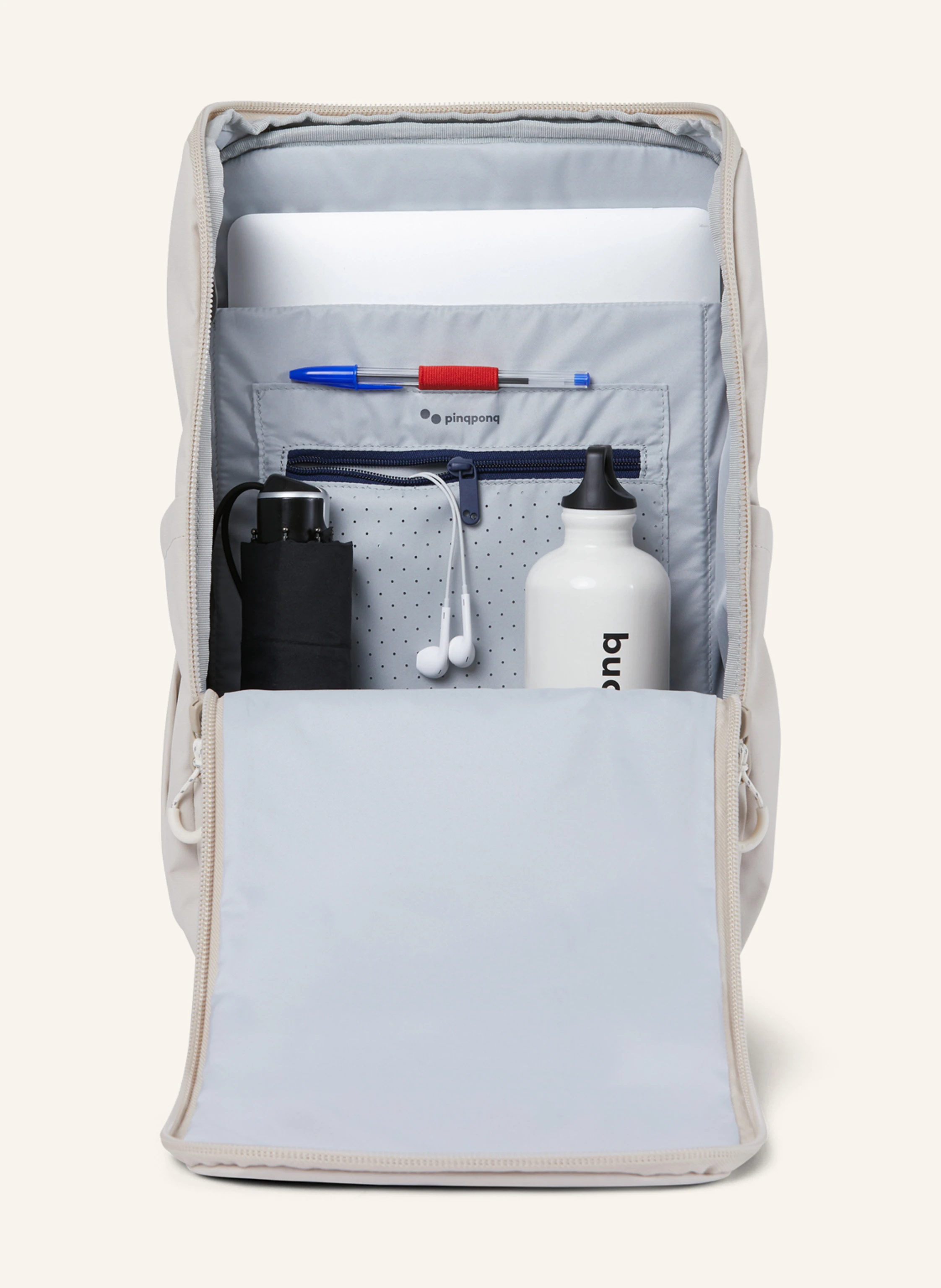 pinqponq Rucksack PURIK 21 l mit Laptop-Fach