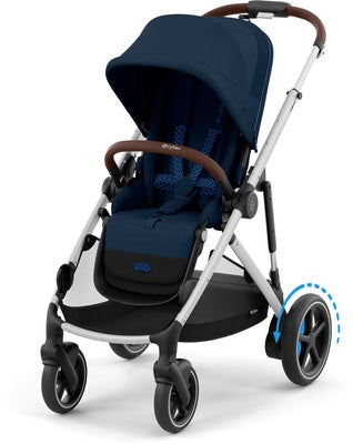 Cybex e-GAZELLE S Sportsvogn, Ocean Blue/Silver