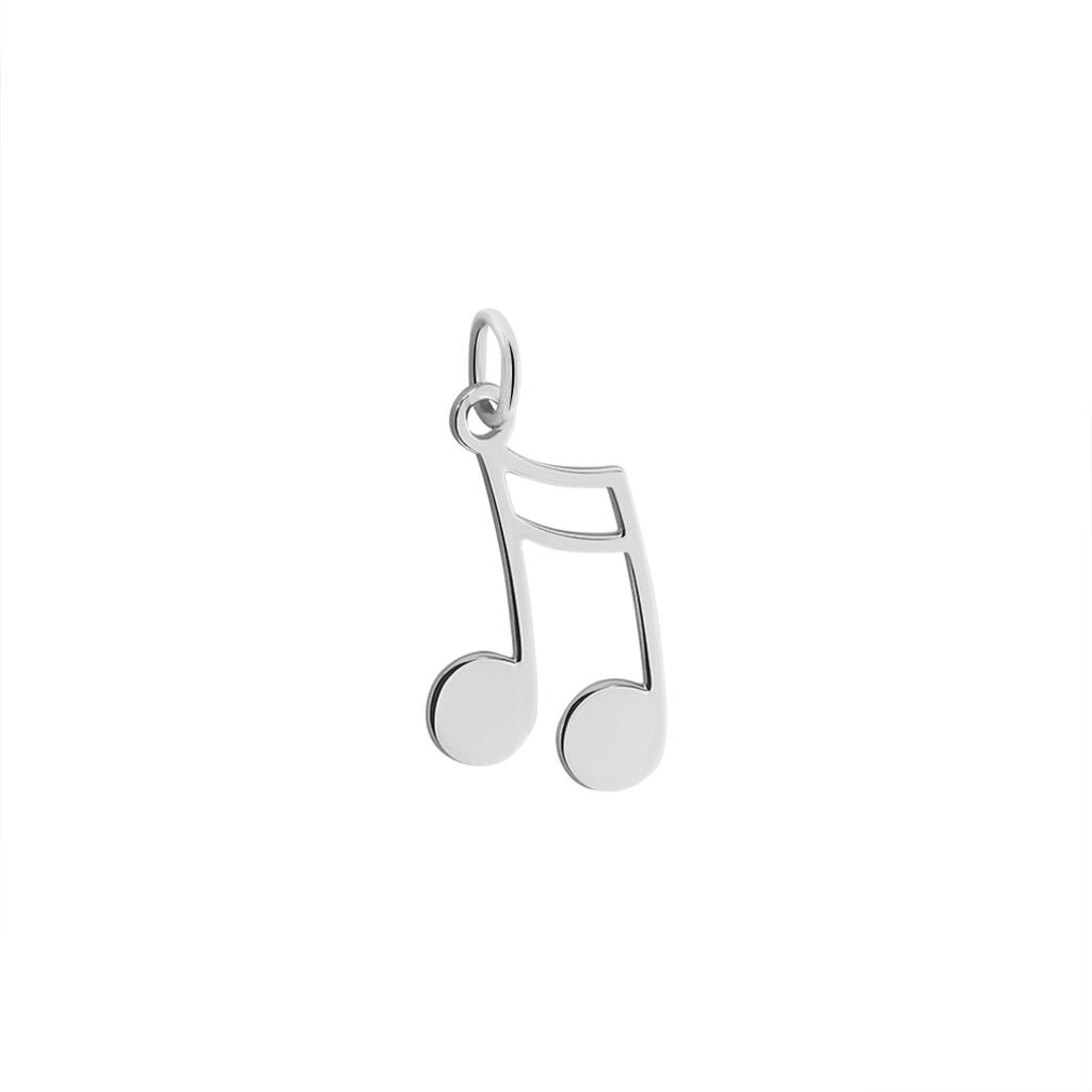 Pendentif Enio Argent Blanc