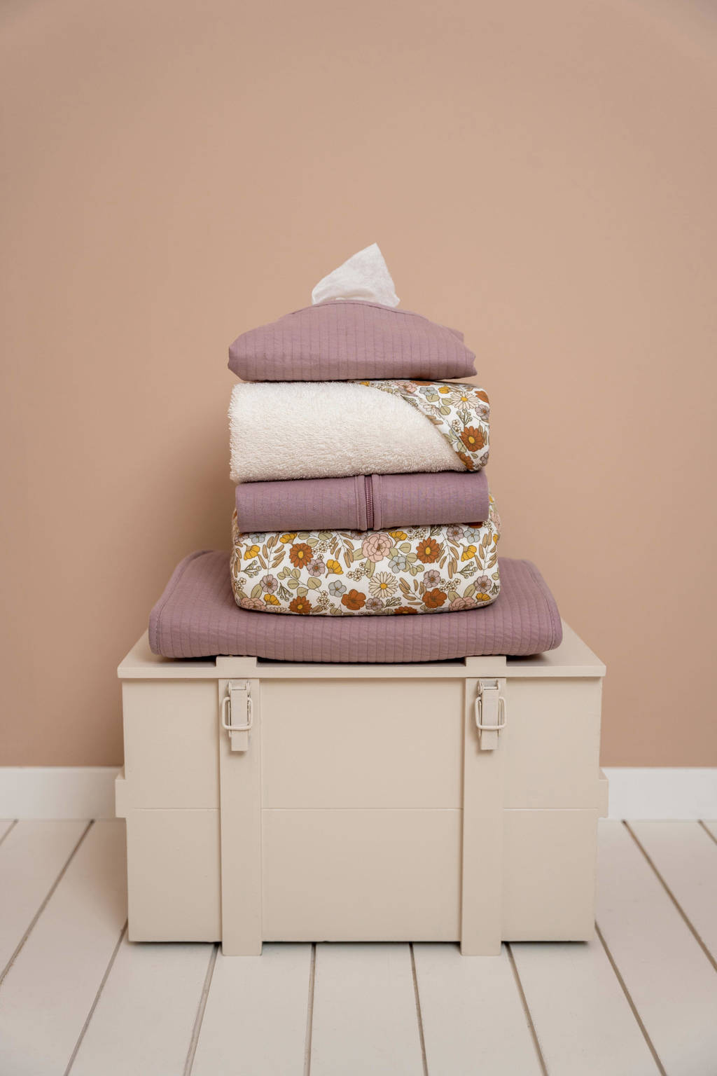 baby ledikantdeken teddy 110x140 cm Pure Mauve
