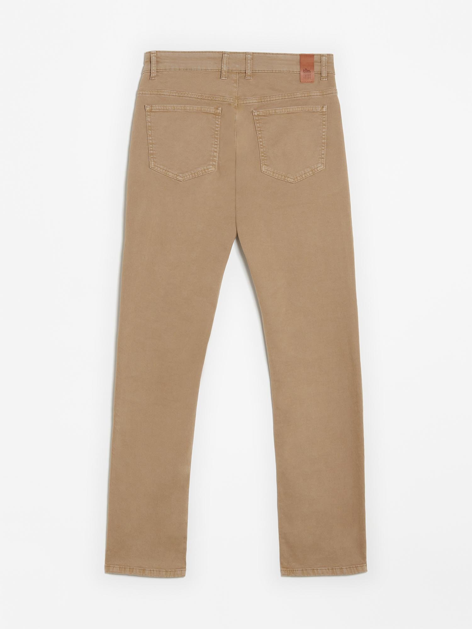 Pantalon Homme Coton Stretch Beige