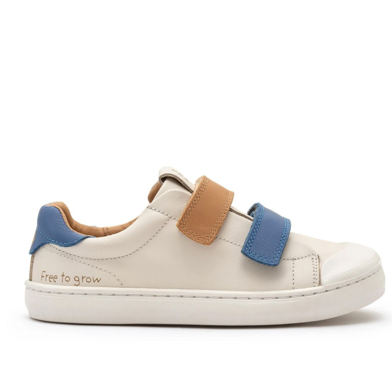 Tip Toey Joey Tip Toey Joey Kidos Sneakers Ramp Play Tapioca Blue Tang Hay