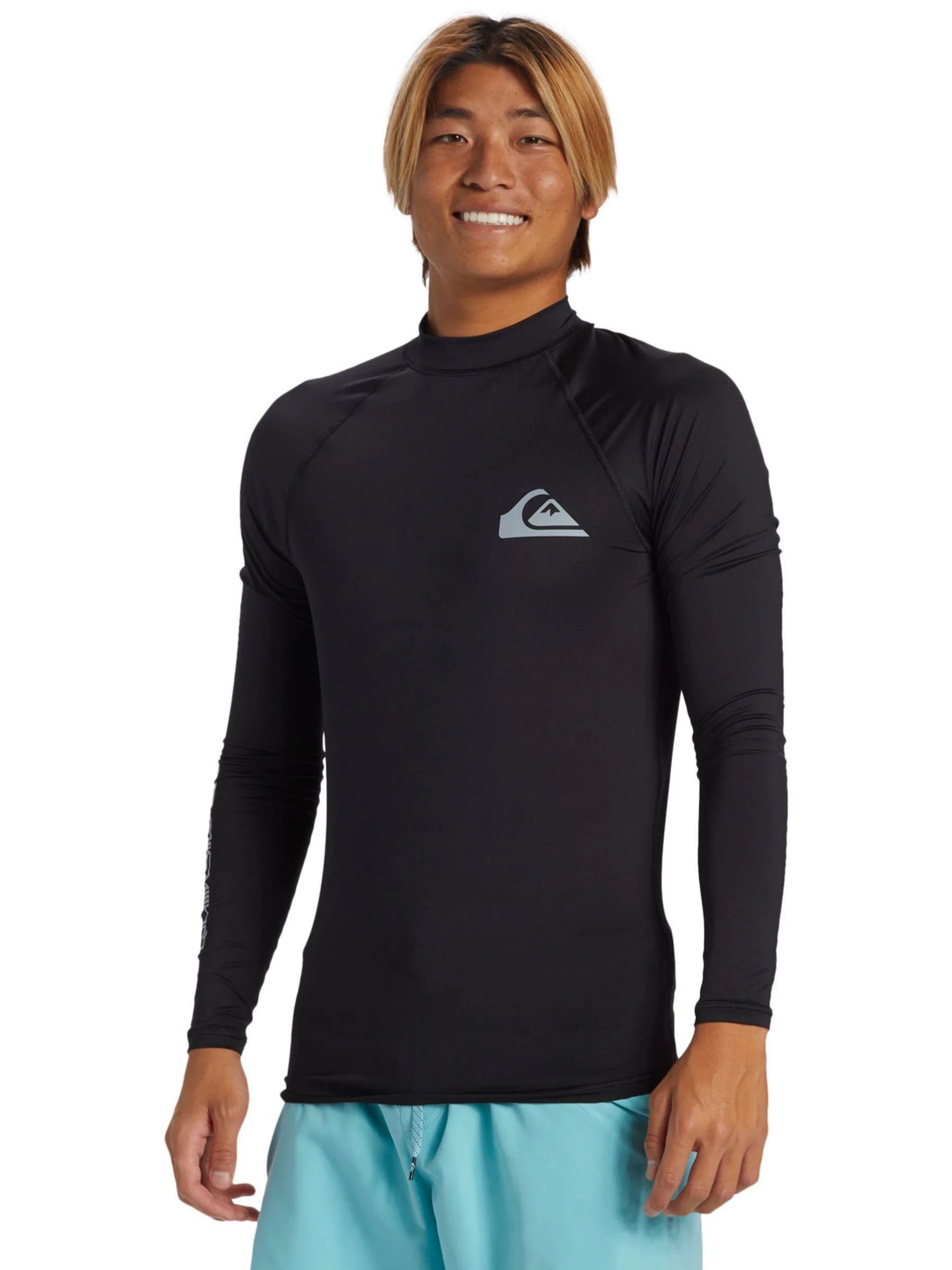 Zwart - Quiksilver surfhemdje met lange mouwen