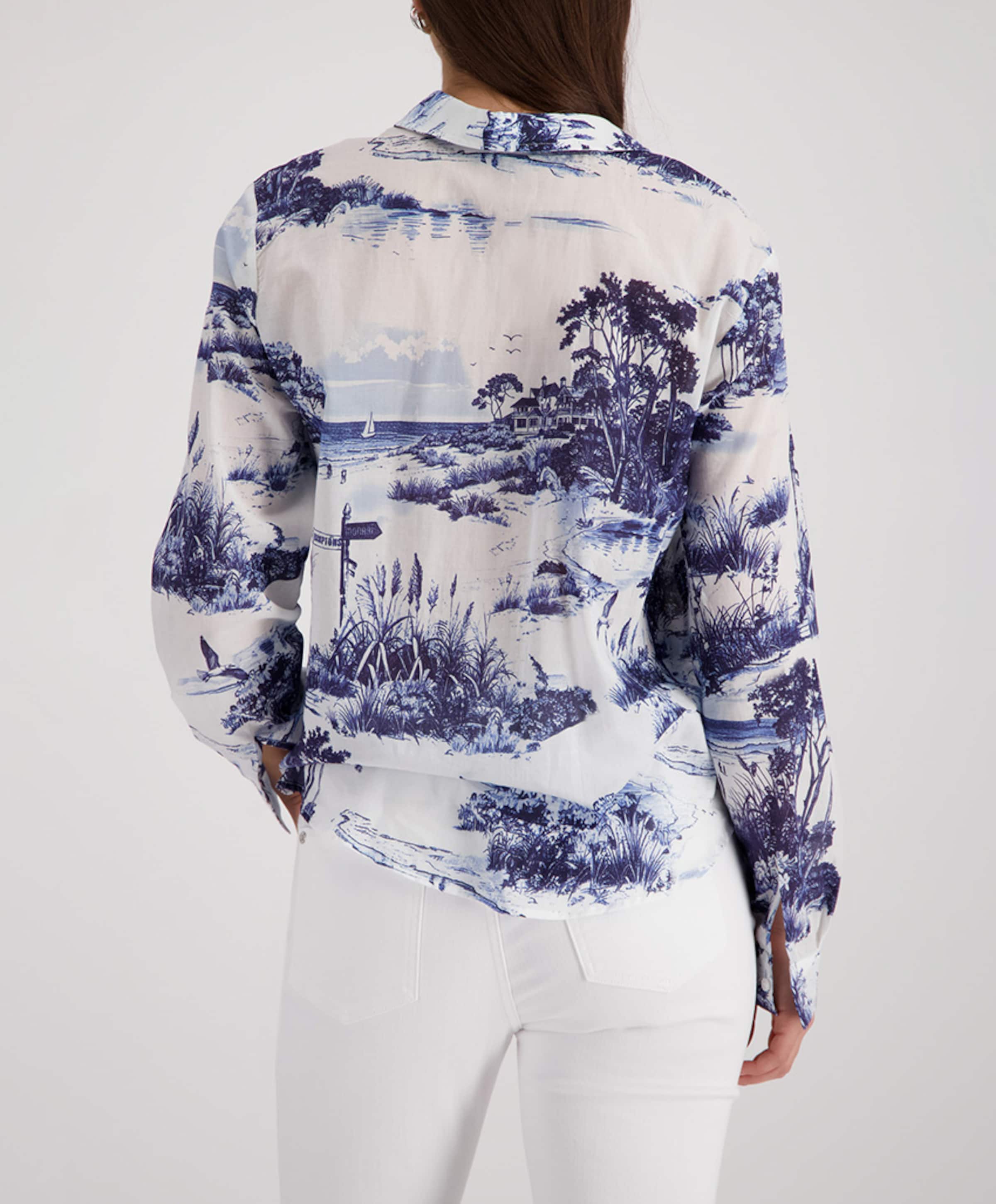 Monari Dames blouse blauw
