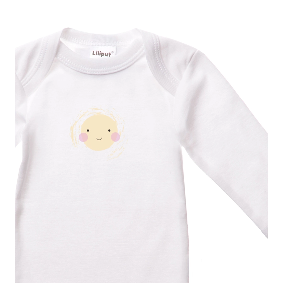 Liliput Langarmbody weiß, rosa