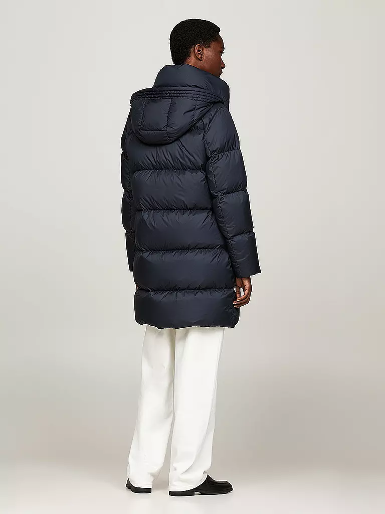 TOMMY HILFIGER Daunensteppmantel dunkelblau