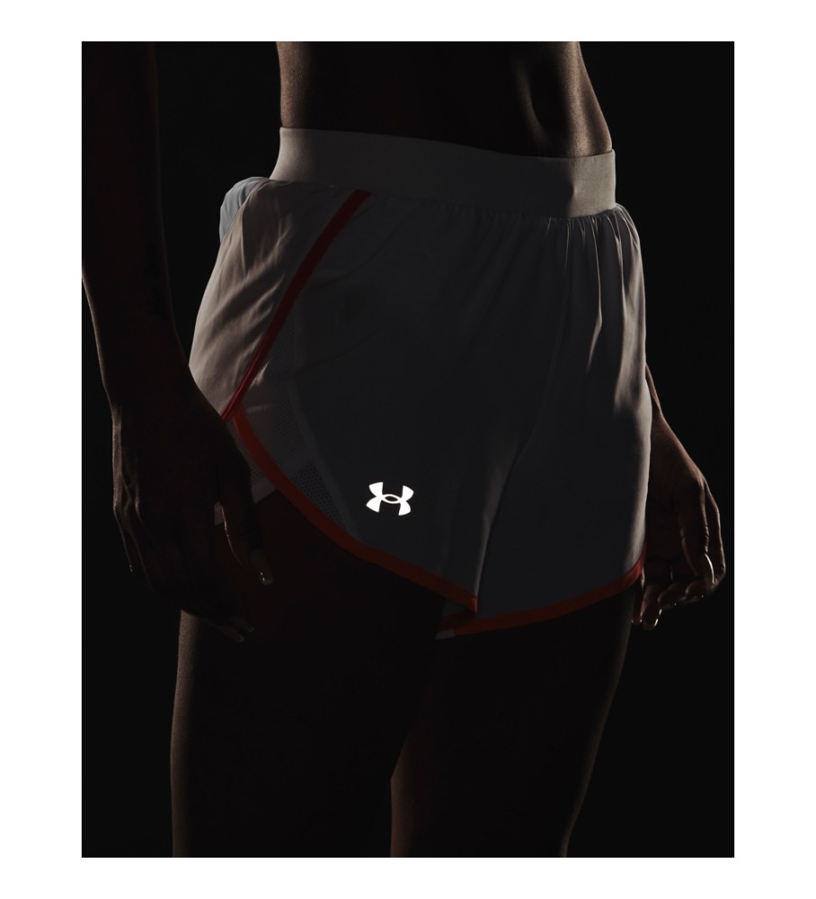 Calções Under Armour UA Fly-By 2.0, brancos