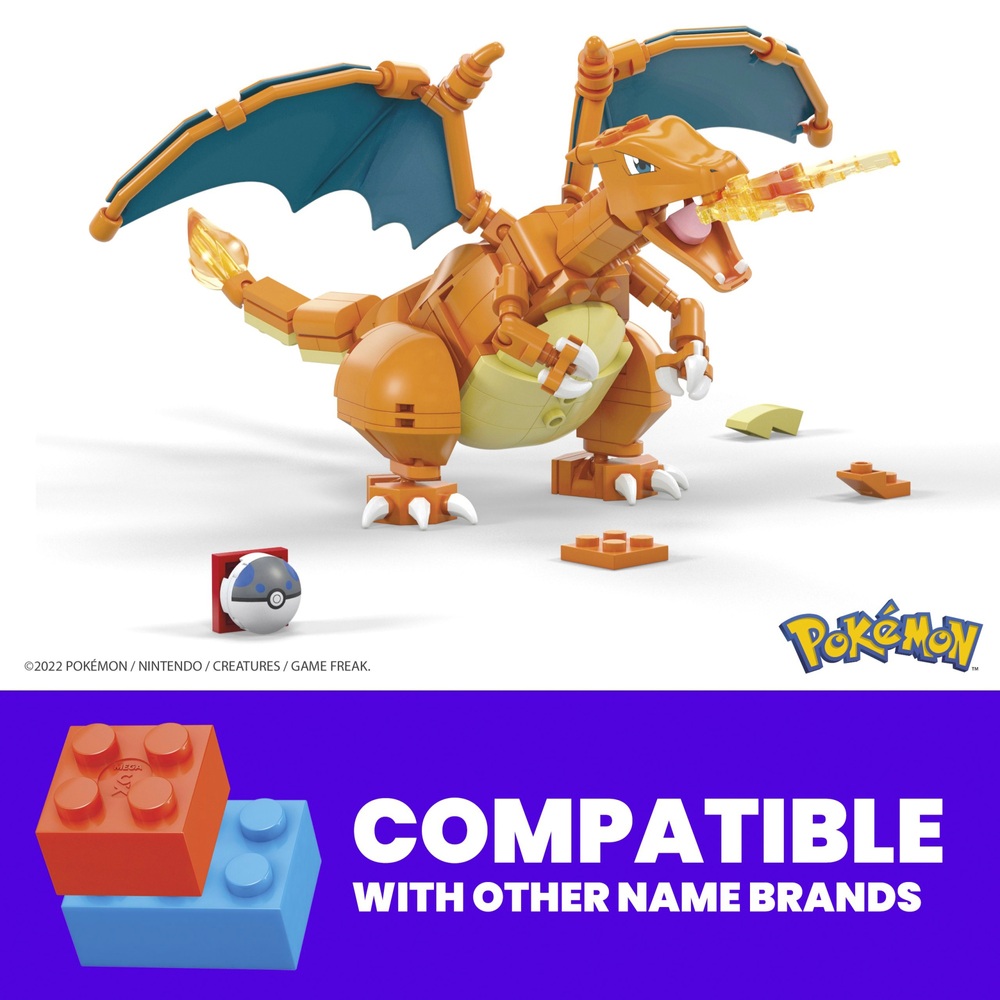 Pokémon Glurak Mega-Bauset