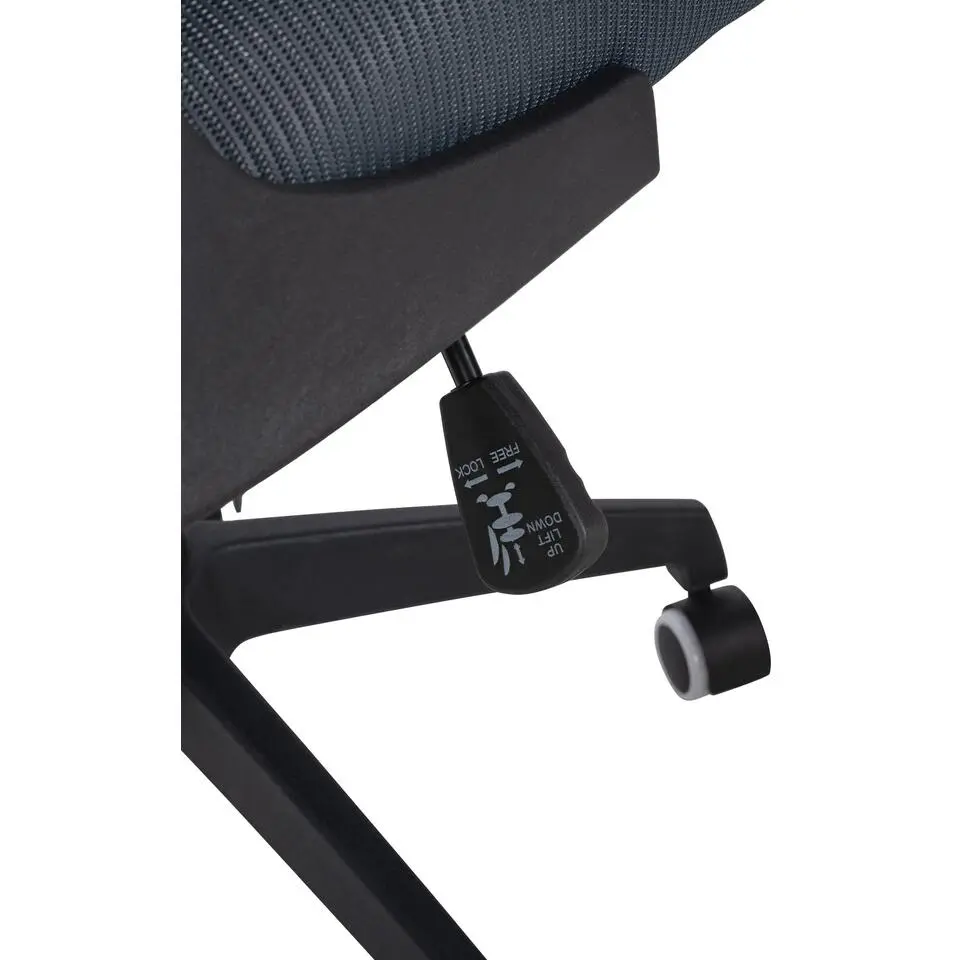 CLP Bureaustoel Hudson grijs Frame - Stof - grijs