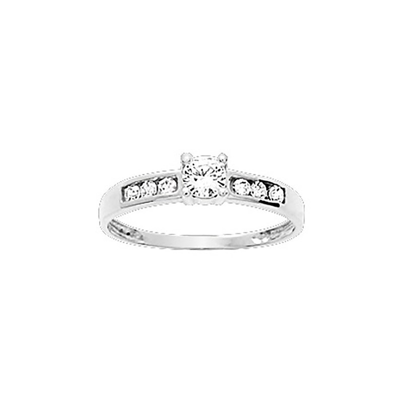 Bague Femme - Oxyde de zirconium - Or 18 Carats