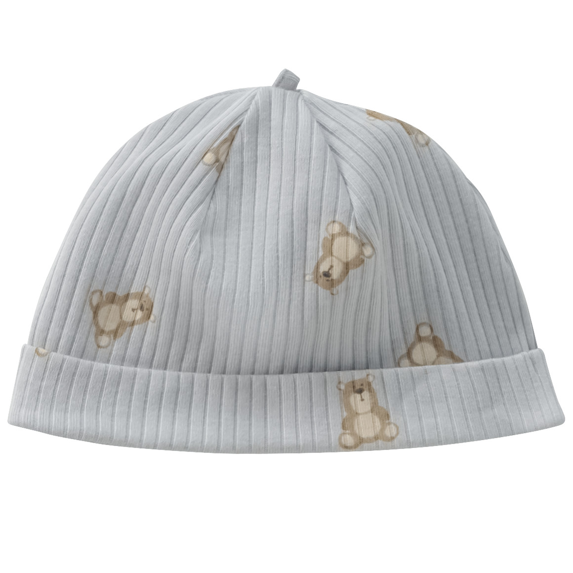Topomini Pure Collection Newborn Wickelbody, Leggings und Mütze hellblau