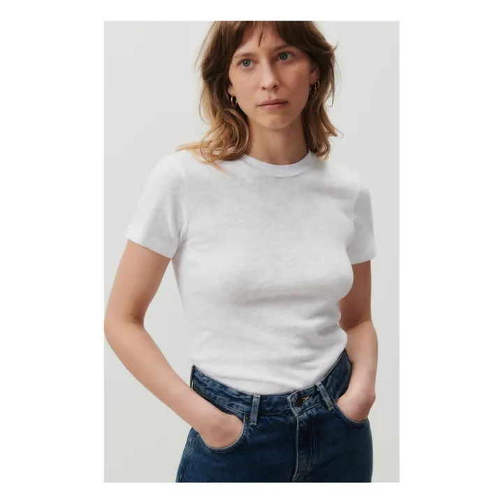 American Vintage T-shirt Sonoma | Blanc