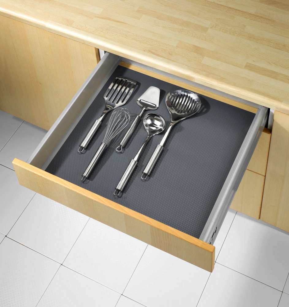 Wenko Anti Rutsch Matte 150 x 50 cm grau für schwere Dinge