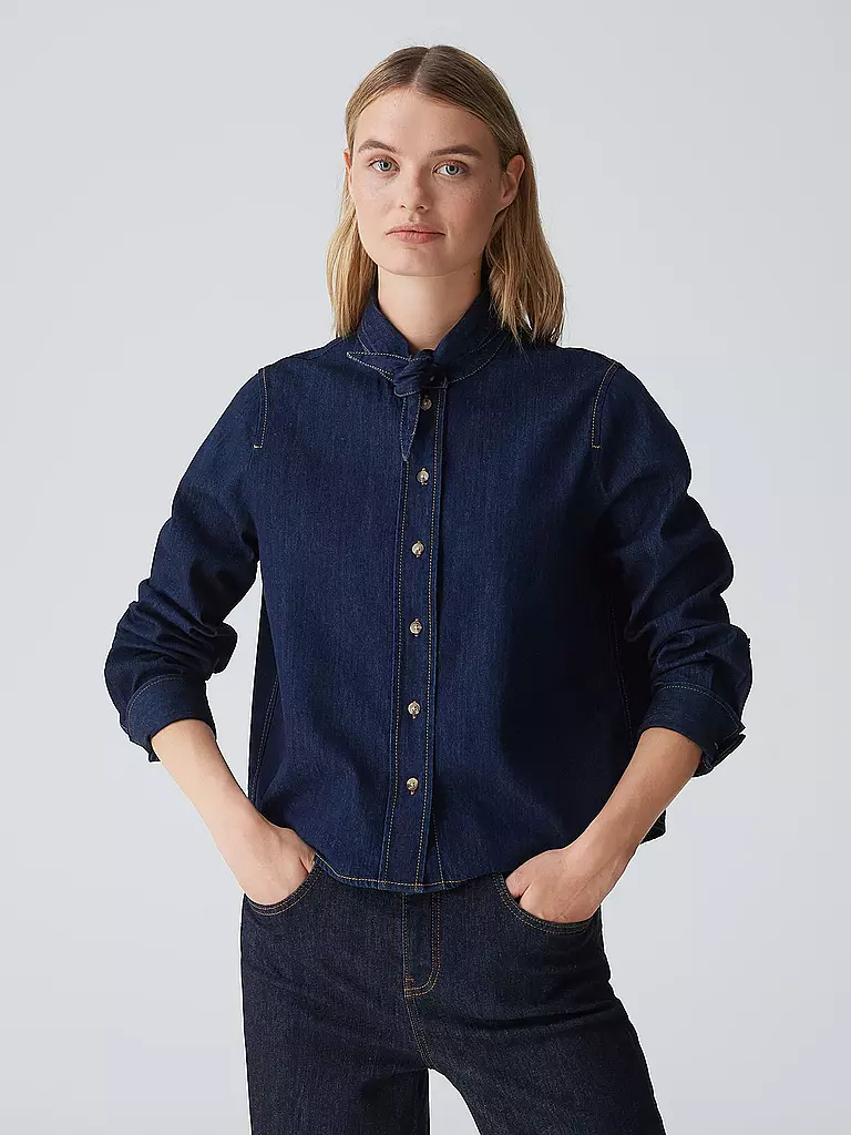 OPUS Jeansbluse FARILLA blau